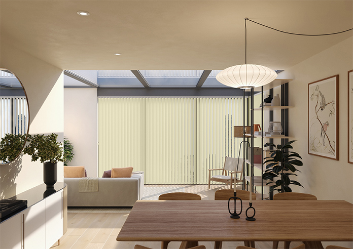 Trinity (Blackout), Oatmeal - Vertical Blind - Image 8